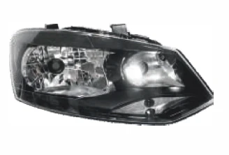 Head Light-Black Bezel VENTO & POLO