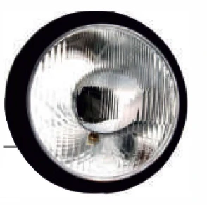 Head Light-P43 with Parking-Black RIM ASHLEY UNIVERSAL